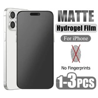 3Pcs Matte Hydrogel Film For iPhone 16 15 13 14 12 11 Pro Max Mini Plus SE2020 Front Soft Screen Protector 7 8 6 Plus XR XS Film