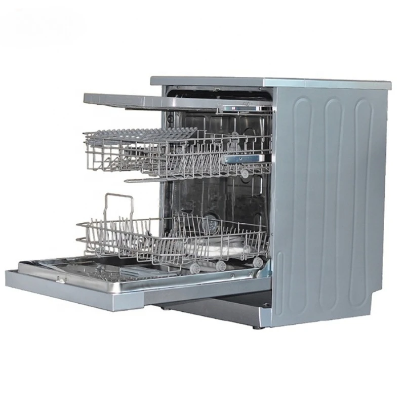 Electronically controlled dishwasher with LED display