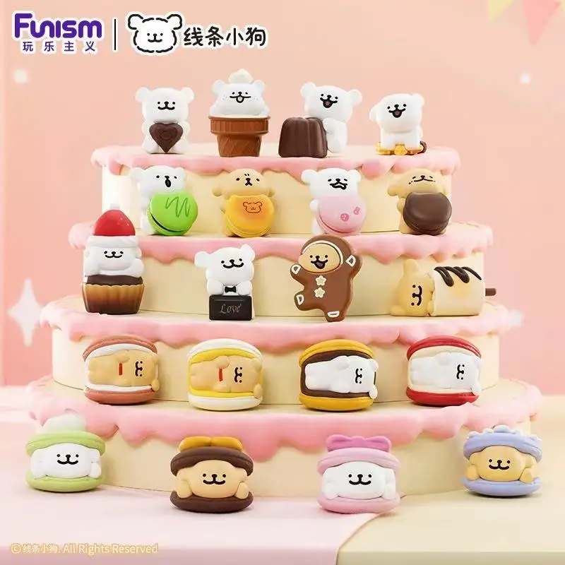 Maltese Dessert House Series Blind Box FUNISM Original Production Mini Doll Model Decorative Ornament Toys Birthday Gift