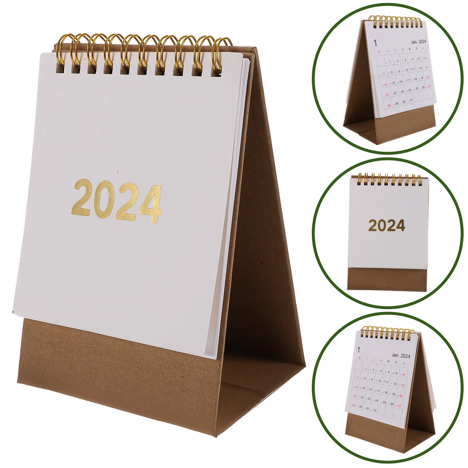 

Desktop Calendar Office Standing Decoration Daily Monthly Vertical Storage