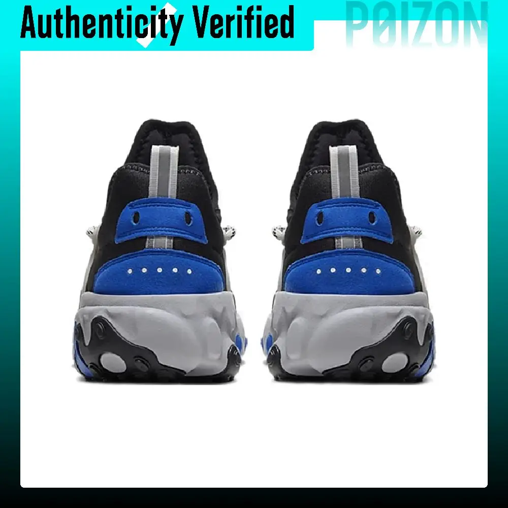 Nike React Presto Casual Shoes Unisex Low-top Black Blue AV2605-005 view 5