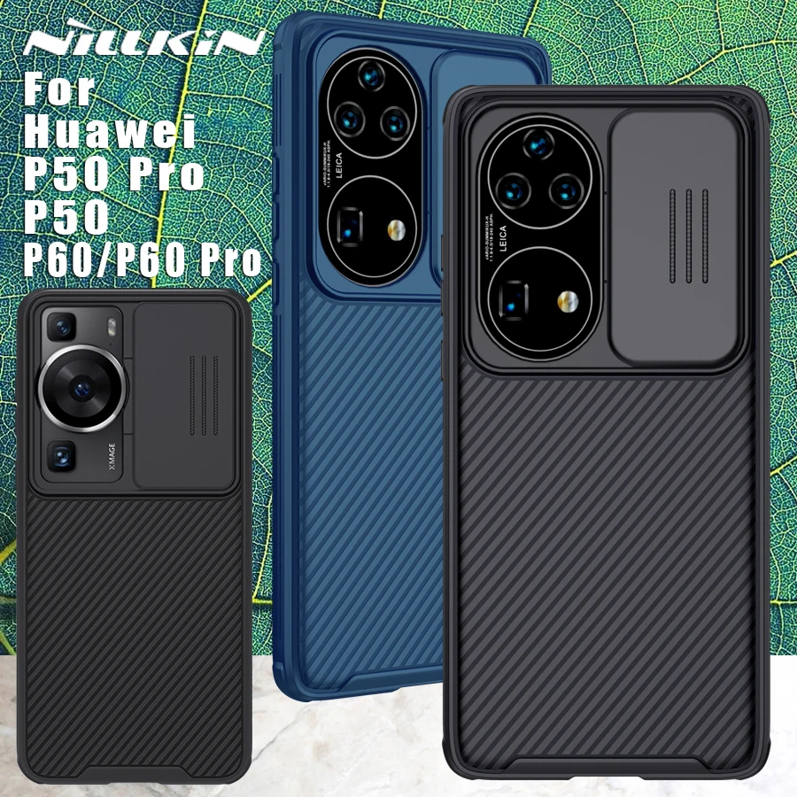 Nillkin for Huawei P50 Pro P60 Pro case Back cover CamShield Camera Protection Lens Case for Huawei P50 5G P60 4G