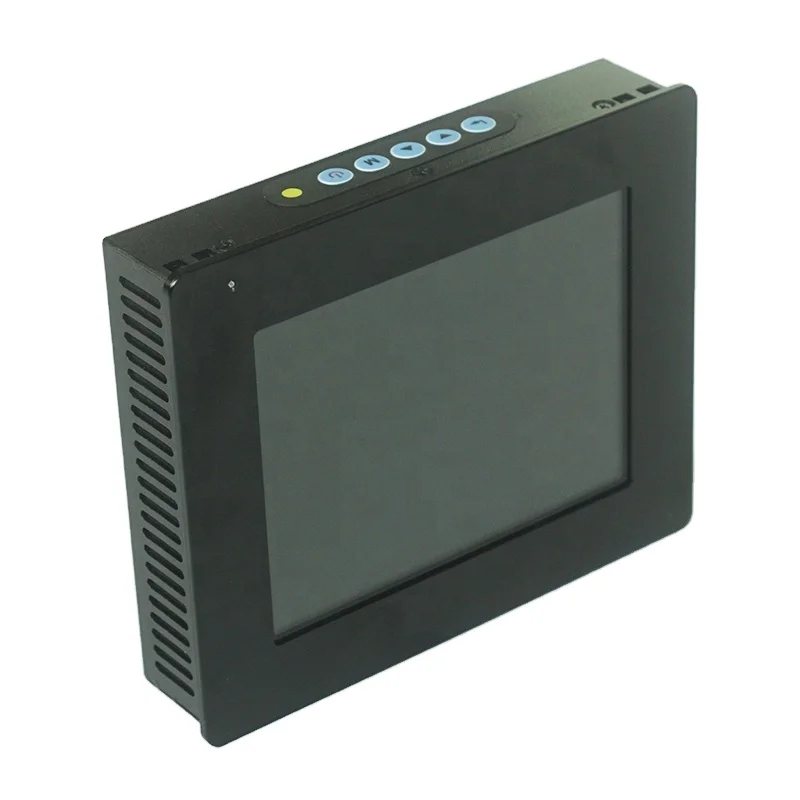 Small 5.7 inch resistive touch monitor 1000nits sunlight readable embedded Industrial LCD screen monitor