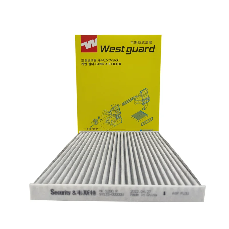 WESTGUARD filtro de cabina de aire de carbón activado para Hyundai ACCENT 3 ELANTRA 3 ELANTRA 4 CARENS 4 CEED JD 97133-1E000 CU2331 MK5280P