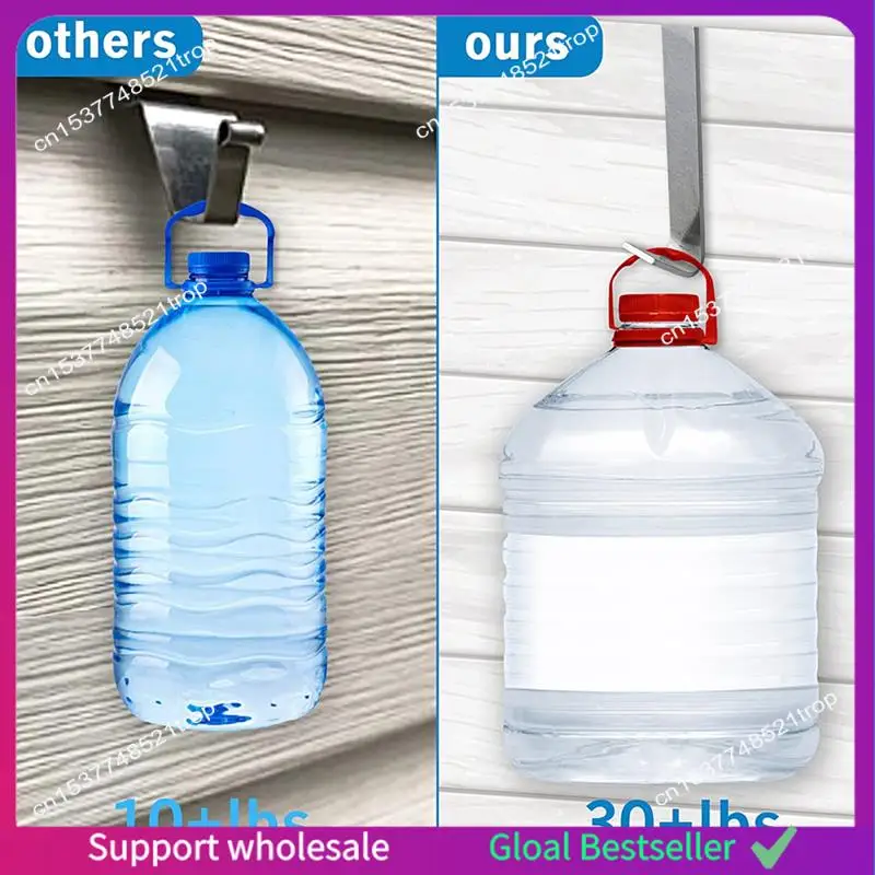 A38M 6 عبوات خطاف جانبي بدون ضرر، خطاف معدني بدون تحتاج إلى حفر، خطافات لوح أسمنتي من الألياف سهل التركيب #6