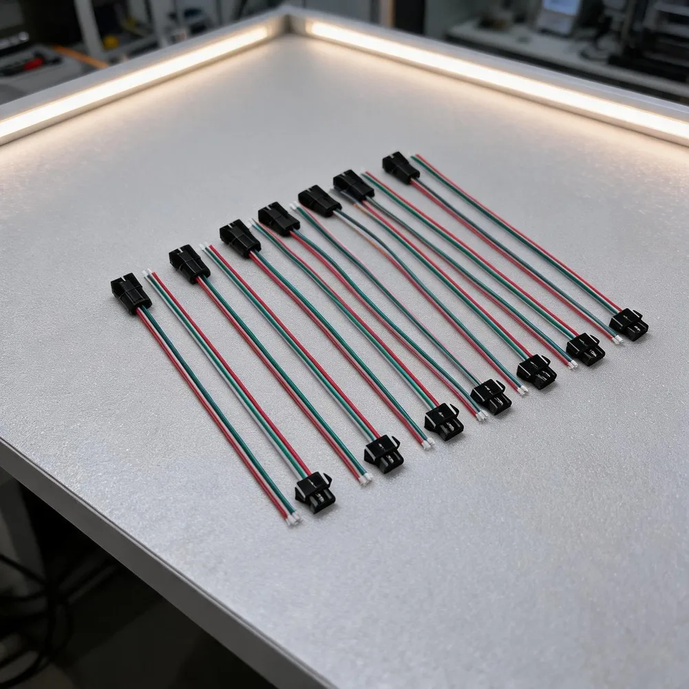 Long Lasting Connector Performance 3-pin SM2.54 Connector LED Strip Wire Versatile Compatibility Wire Connectors Connectors Led