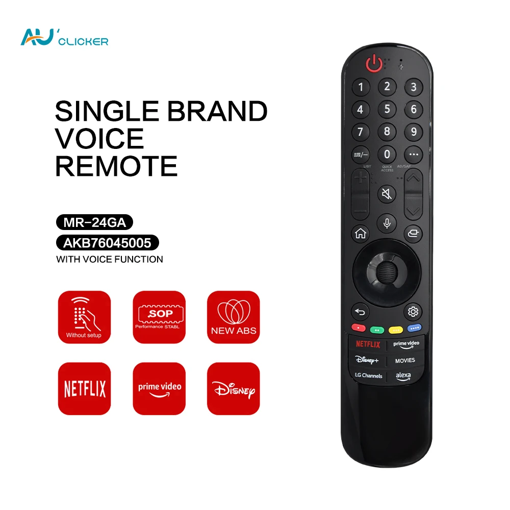 Voice Magic Remote Control MR24GA Compatible with Smart OLED TVs for AKB75855505