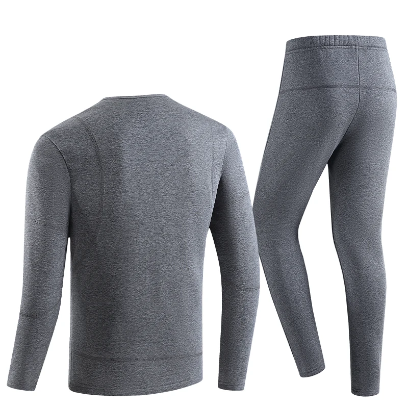 Winter Electric Heating Thermal Underwear Set with Smart Temperature Control, Outdoor Cold-Proof Base Layer