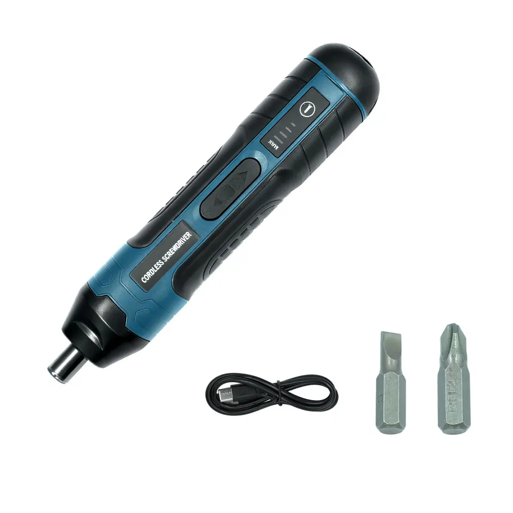 Mini Cordless Electric Screwdriver 1300mah Rechargeable Adjustment Power Drill Multi-function Disassembly Torque Repair Tools