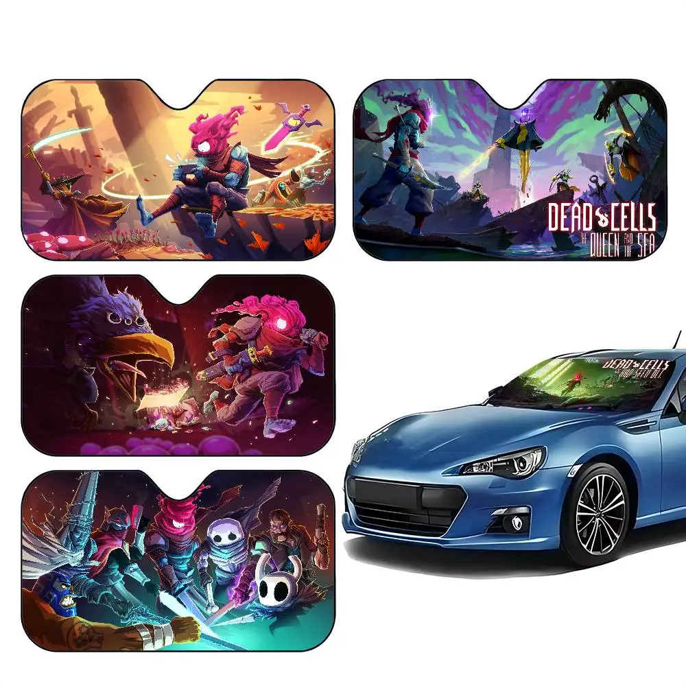 لعبة D-الخلايا الميتة مظلة السيارات الستائر سيارة الشمس الظل الزجاج الأمامي طوي لطيف مضحك ظلة لسيارة شاحنة SUV كتل