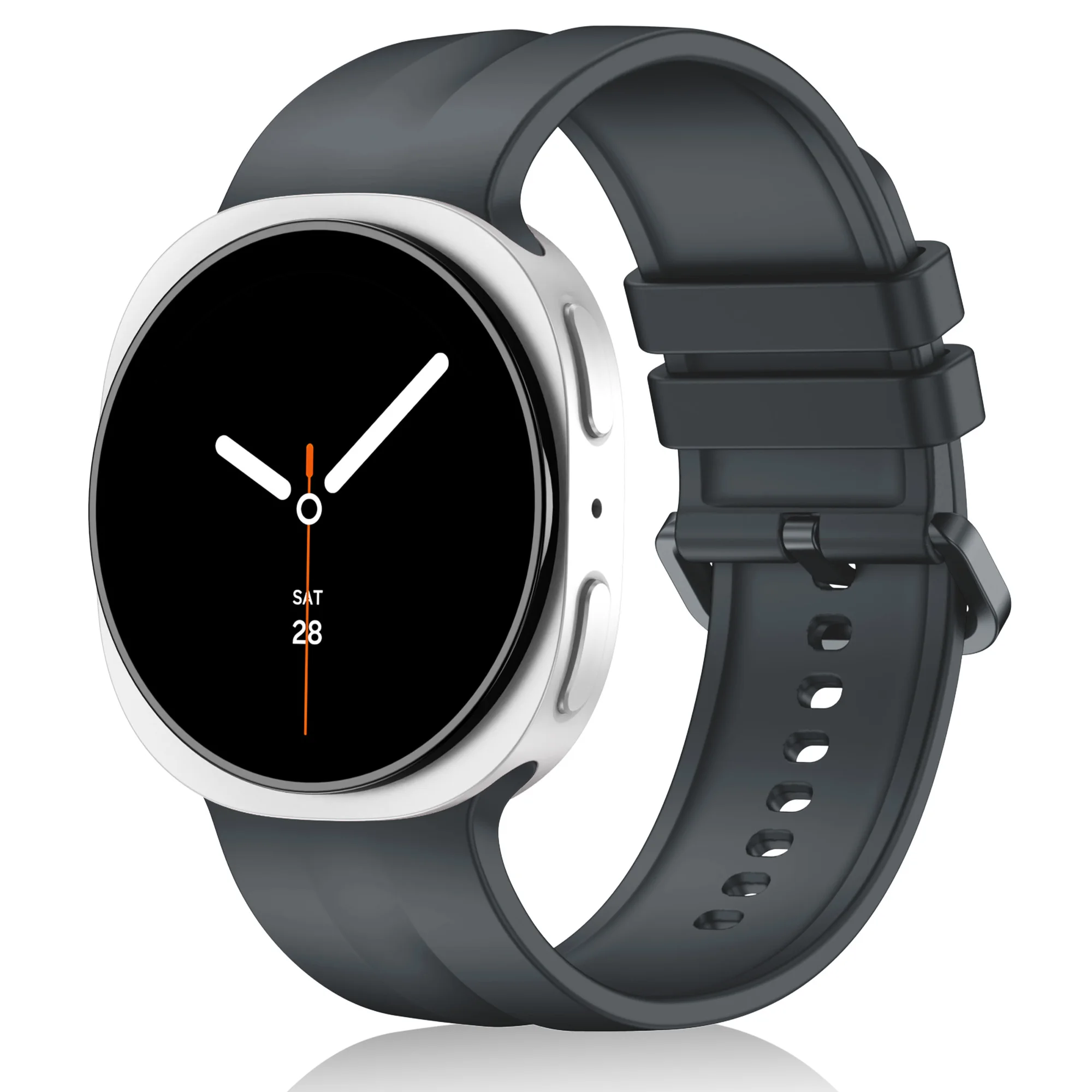 Original Silikonarmband für Samsung Galaxy Watch 9 8 44mm 40mm Sportarmband Galaxy Watch 8 Classic 46mm Armband Zubehör – Detail 14