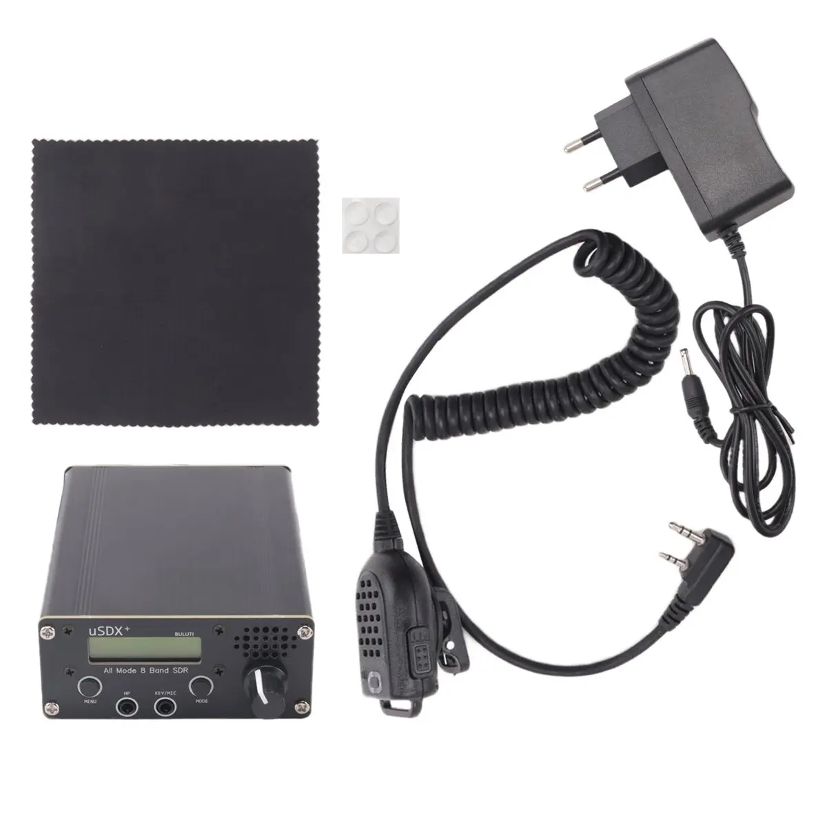 

Top USDR USDX+ Plus V2 10/15/17/20/30/40/60/80m 8 Bands SDR High Frequency SSB QRP Transceiver BNC Interface Eu Plug