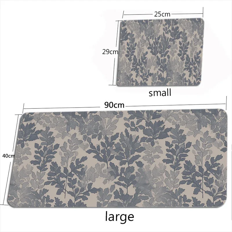 Green fresh mouse pad xxl minimalist pattern gamer Persian pattern oversized office workstation keyboard wrist guard table mat