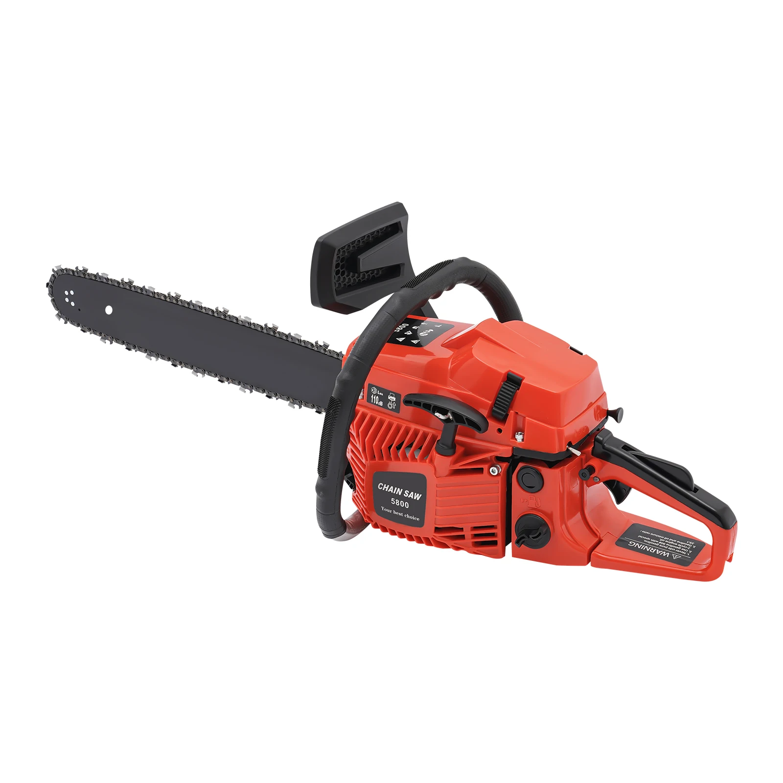 58cc 20-Inch Gas Chainsaw - 3.6HP, Air-Cooled 2-Stroke Engine, 50cm Max Cutting Diameter