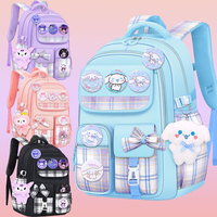 Cute My Melody Kuromi Cinnamoroll Boys Girls Kids Student Back To School Book Bags, Teenagers Mochila, Laptop Travel Backpack
