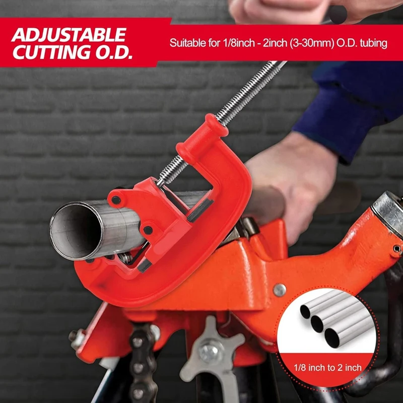 Pipe Cutter Tool With Extra Blade-Professional Tubing Cutter Tool-Sharprigid Pipe Cutter For Galvanized,