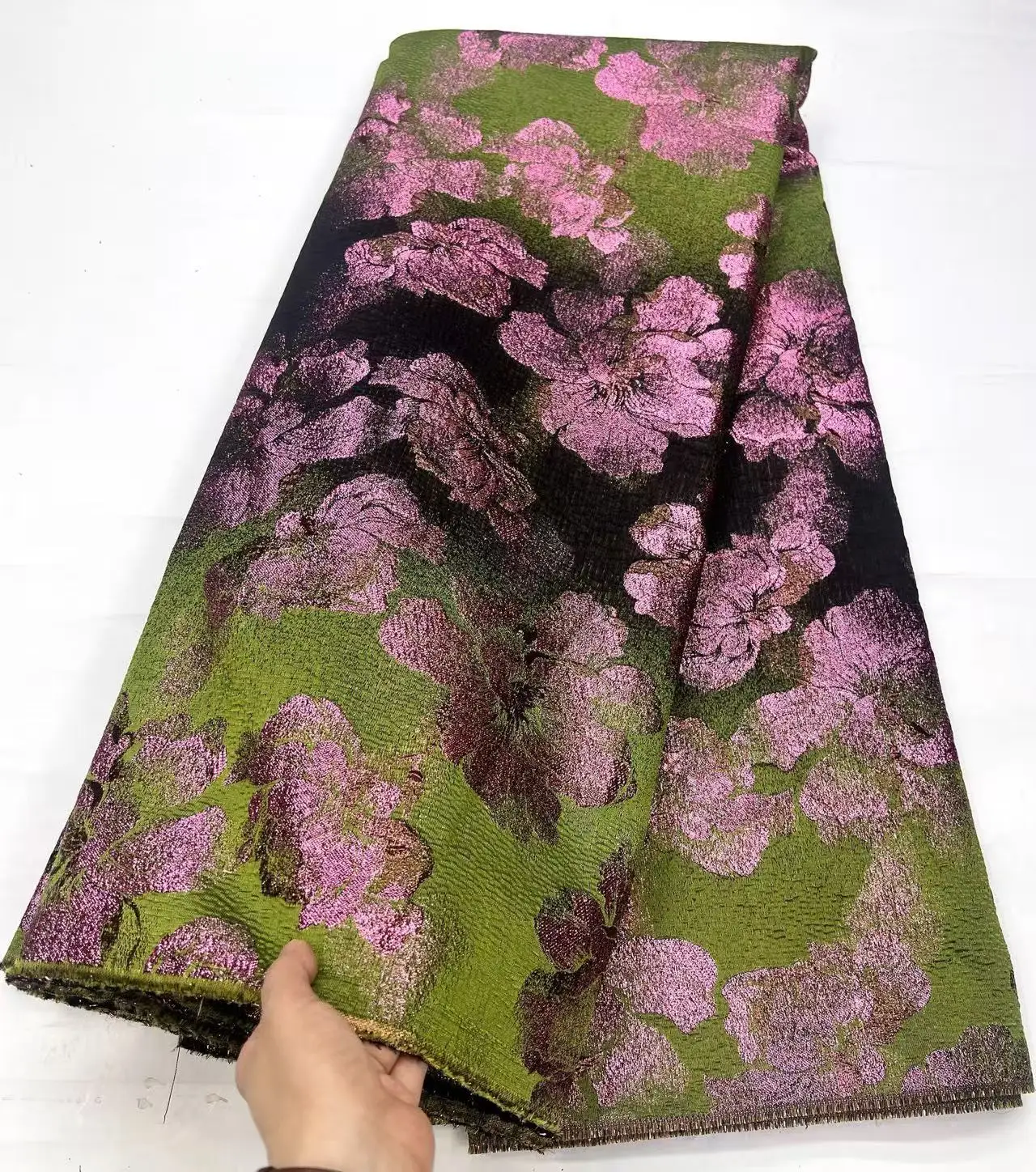 Afrikaanse stof kant hoge kwaliteit 2026 brokaat jacquard Franse mesh tule kant stoffen pailletten kant stof voor naaien jurk 5 yards