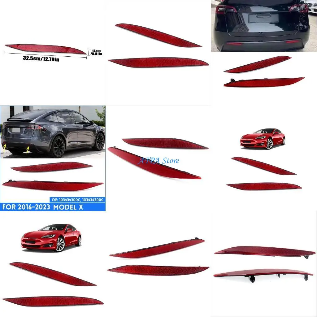 

U13C 1 Pair Rear Bumpers Reflector 1034342-00-C 1034343-00-C for