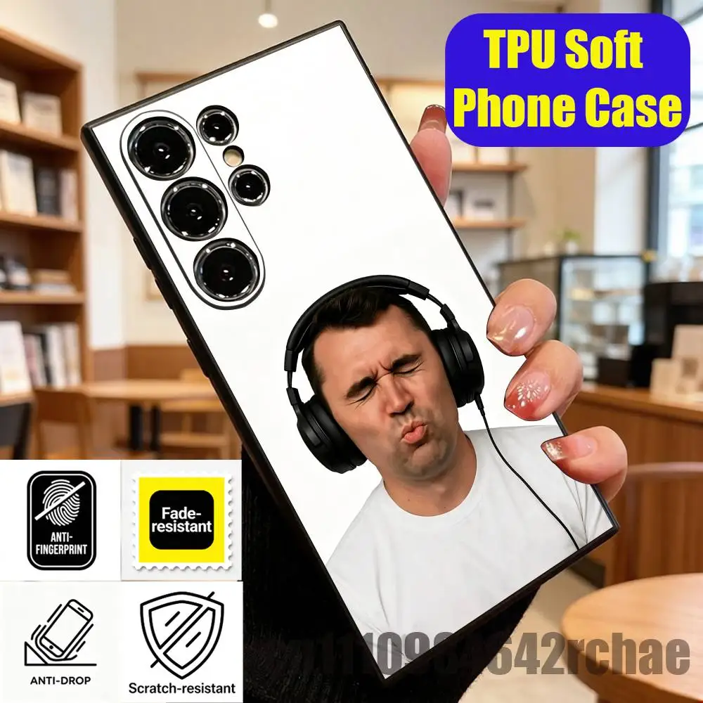 

For Phone Case Samsung S22,S24,S20,S25,S23,S30,S26,Ultra,Plus,Fe,Lite Custom Legends Charlie Kirk Funny Tpu Cover