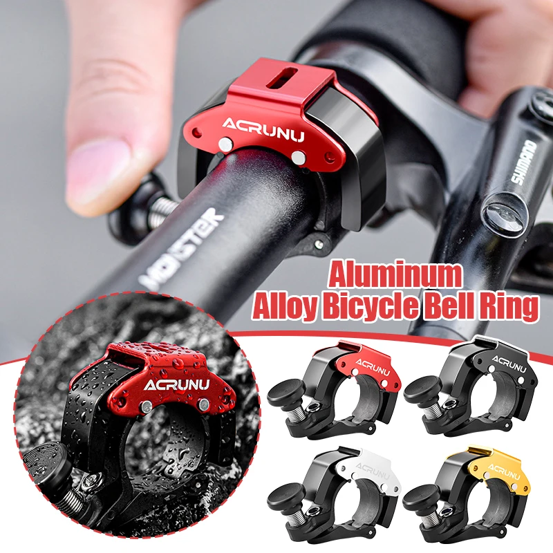 

Aluminum Alloy Bike Bell - Crisp Sound Handlebar Horn for Mountain/Road Bikes | Durable Cycling Accessory for Outdoor Riding