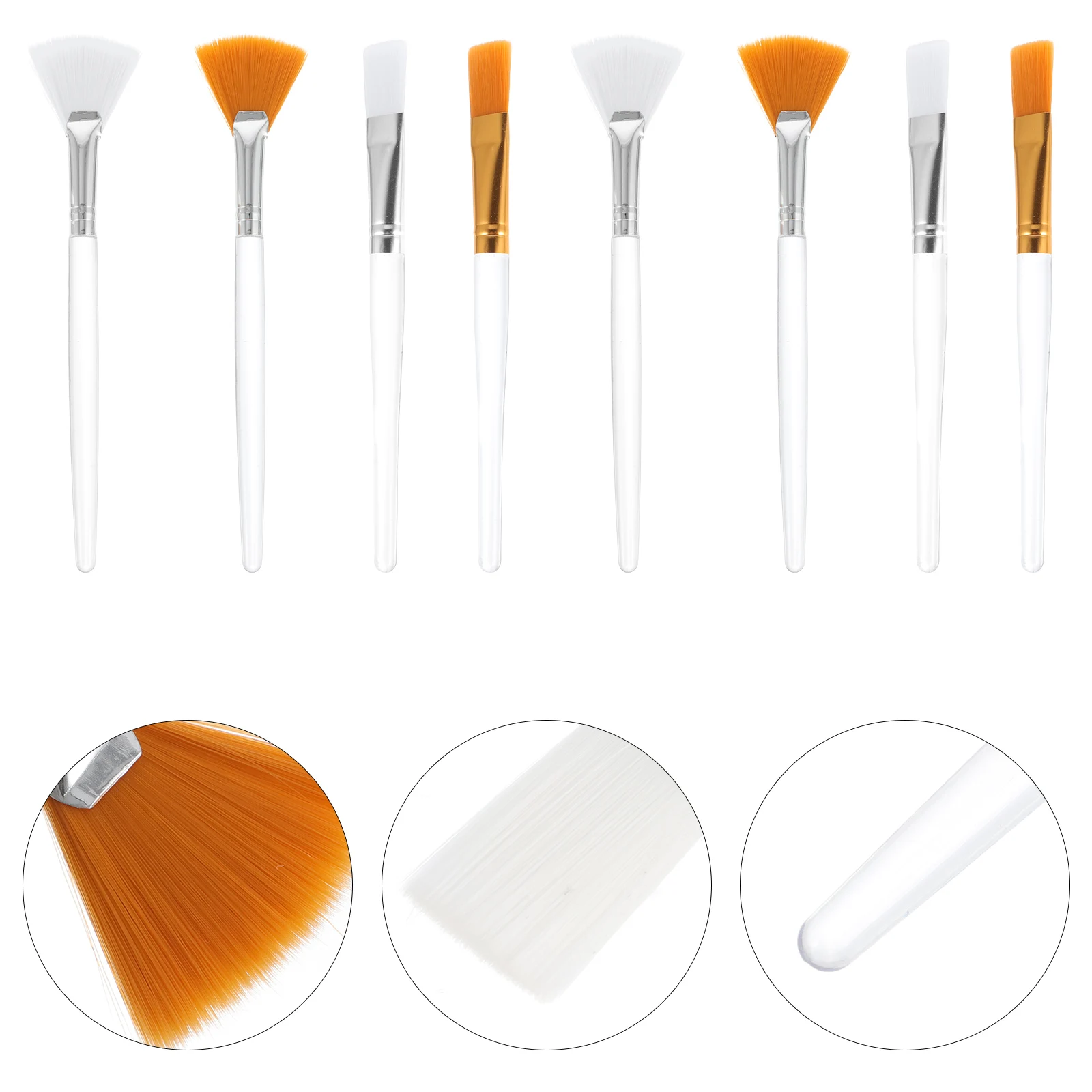 

16 Pcs Makeup Brush Set Quality Material Durable Comfortable Gentle Suitable Facials Home Use Apply Mask Clay Skincare DIY