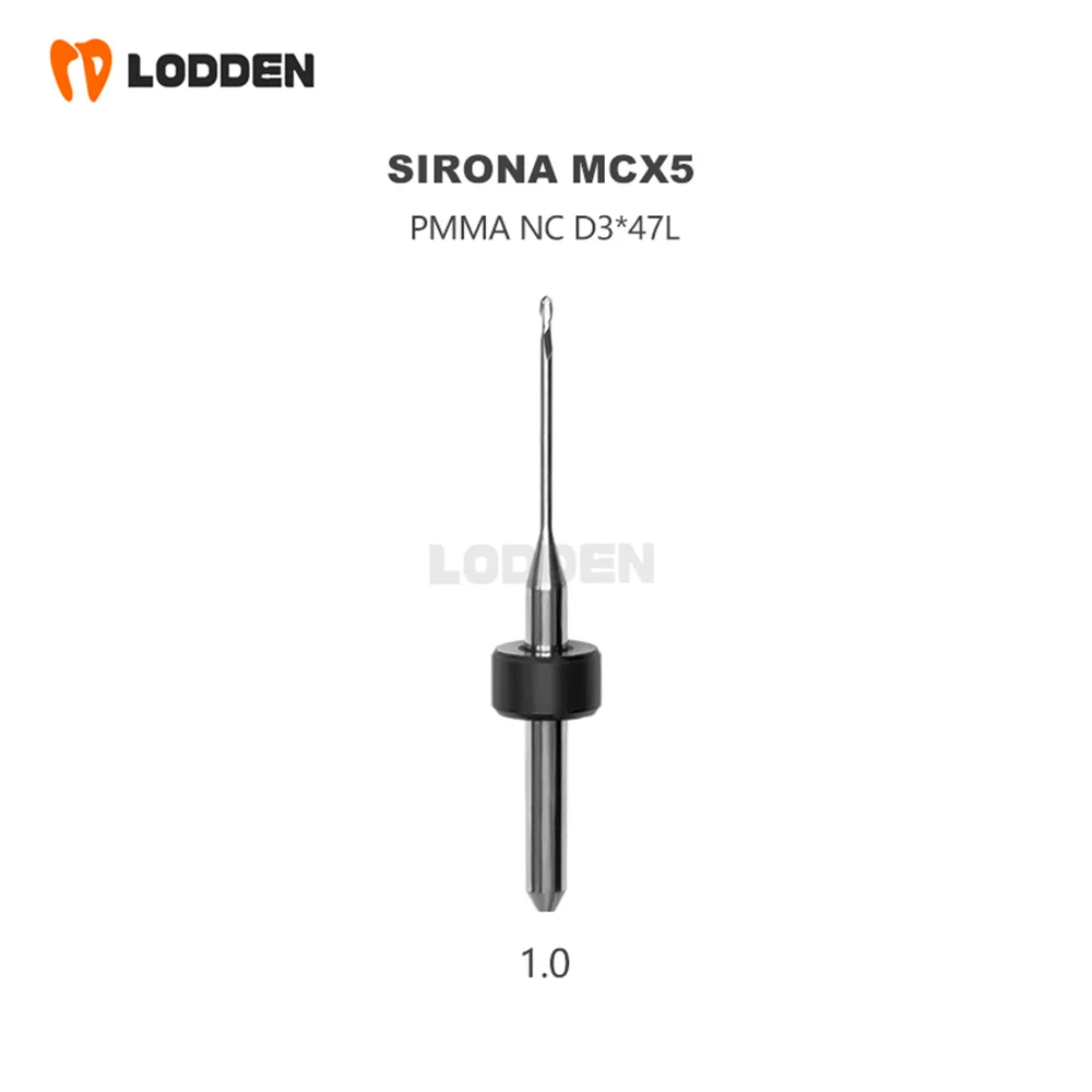 Sirona MCX5 Dental Milling Burs for PMMA Glass Ceramics Zirconia Dental Material Lithium Disilicate D4 DC Coating CAD CAM Cutter