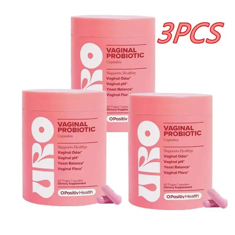 3 uds cápsulas de mujer O Positiv URO probiótico vaginal y Ácido bórico URO supositorio vaginal paquete suplemento de salud vaginal