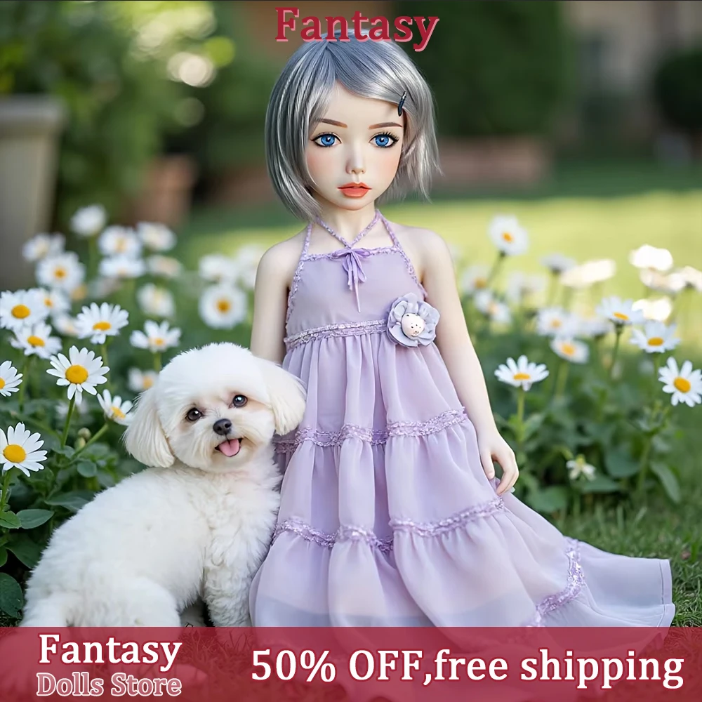 Soft Touch Anime Figur Mädchen Flexible Skelett BJD Puppe, bezauberndes handgefertigtes Modell zum Entspannen und als Geschenk