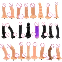 Big Solid Dildos with 3XLR Connector for Women Masturbation Automatic Thrust Sex Machine Massage Attachments Sex Toys for Couple