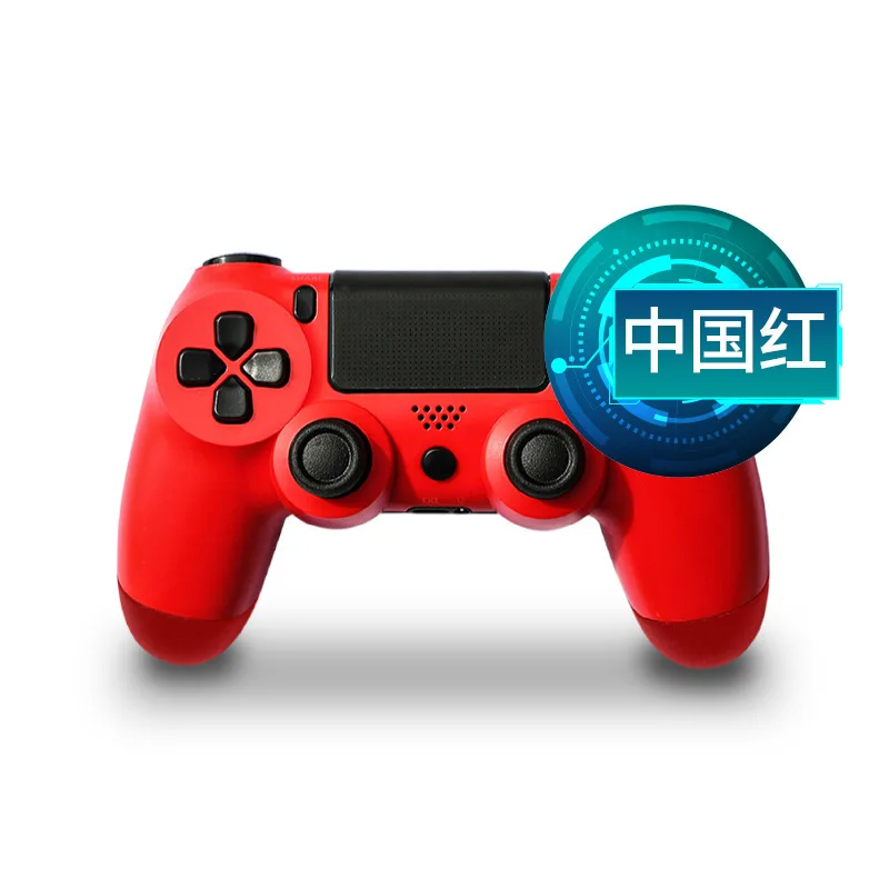 Kontroler bezprzewodowy Bluetooth Gamepad bez opóźnień do konsoli PS4 PS3 Joysticki PC z sześcioma osiamiDeliv Podwójne wibracje z panelem dotykowym