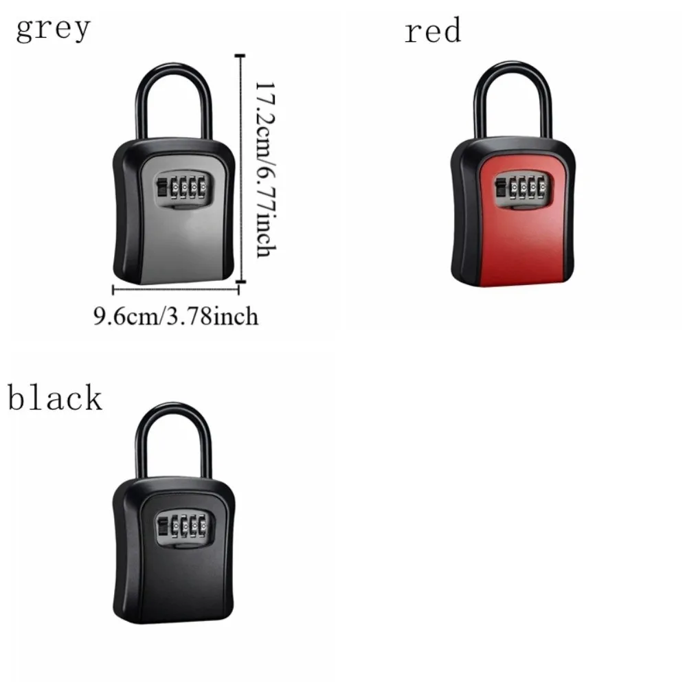 4 أرقام الجمع كلمة المرور مفتاح مربع الغبار تمديد قفل هوك مفتاح خزانة المحمولة مانعة لتسرب الماء جدار جبل مفتاح مربع