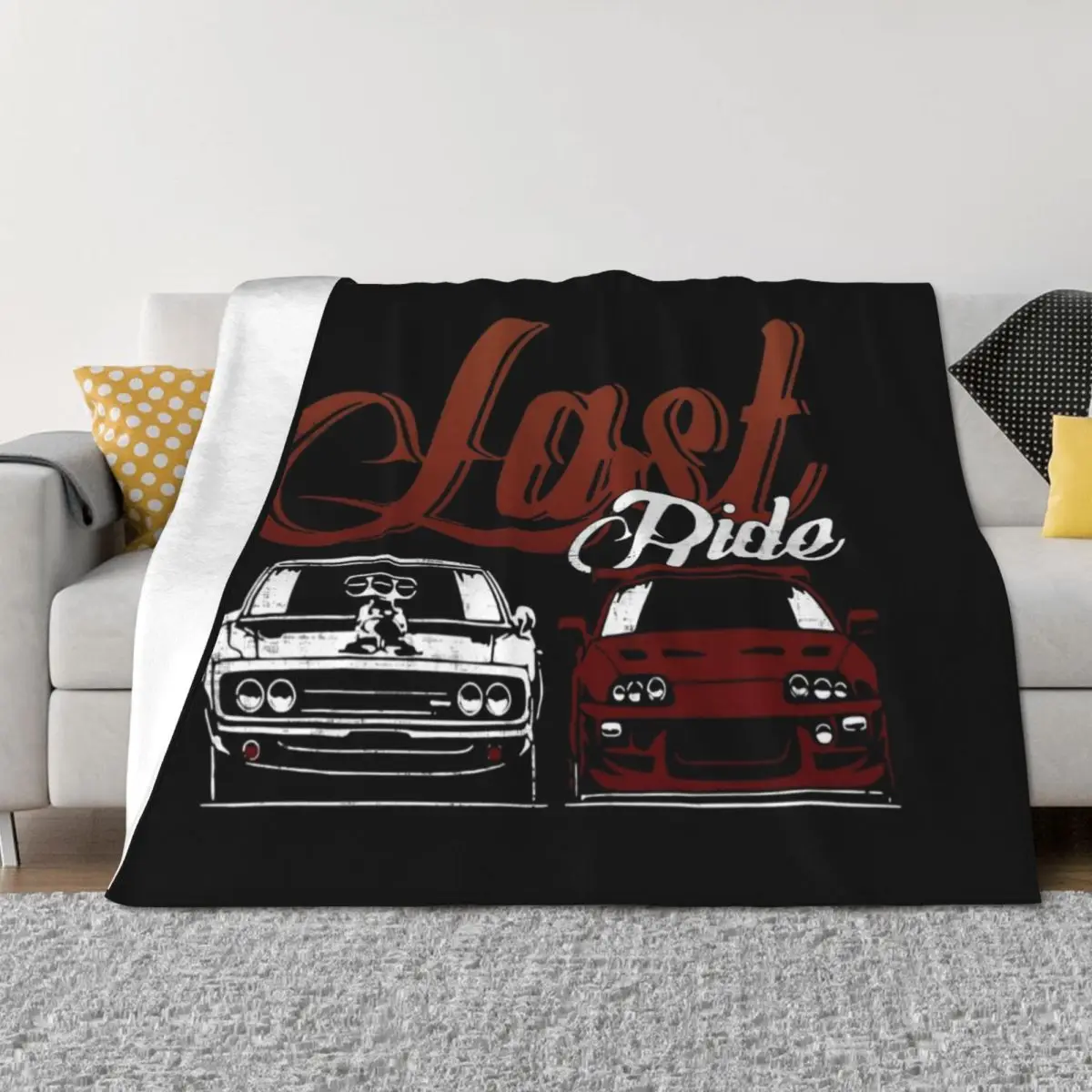 

Last Ride Paul Walker Fast Furious Throw Blanket Thins warm winter Large Hairy Blankets