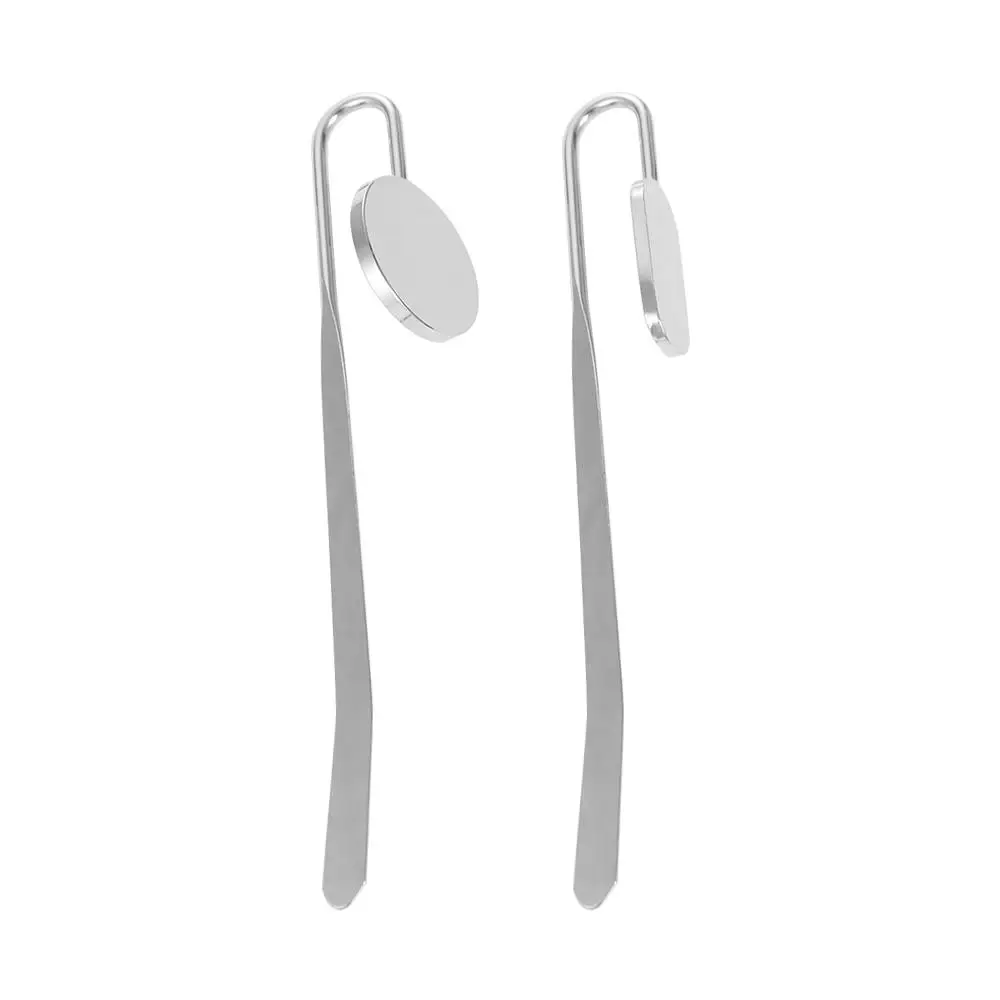 

Creative Swan Neck Bookmark Reading Supplies Help Reading Round Metal Book Cilp High Quality Silver Book Page Holder Students