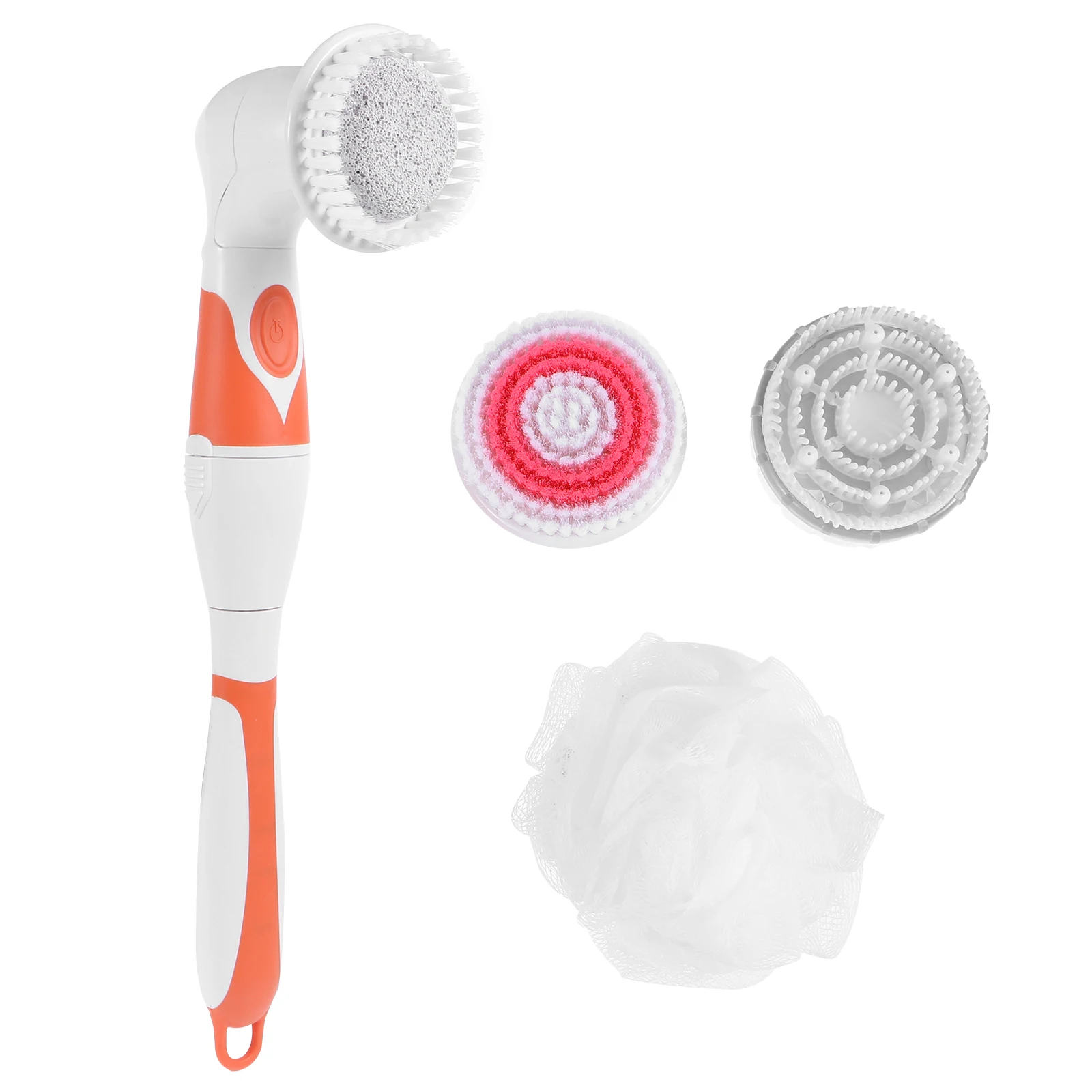 

Electric Bath Body Cleansing Electric Bath Brush Long H Waterproof Portable Back Scrubber Travel Friendly