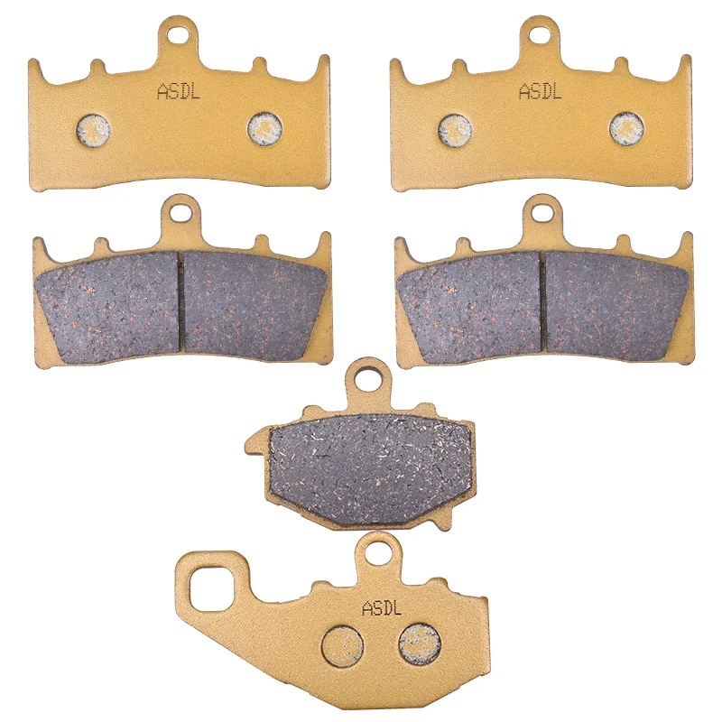 

Motorcycle Front and Rear Brake Pads For KAWASAKI ZX-9R ZX 9 R ZX900 1996-2001 ZX-6R ZX 600 1998-2001 ZX-6R ZX636 2002