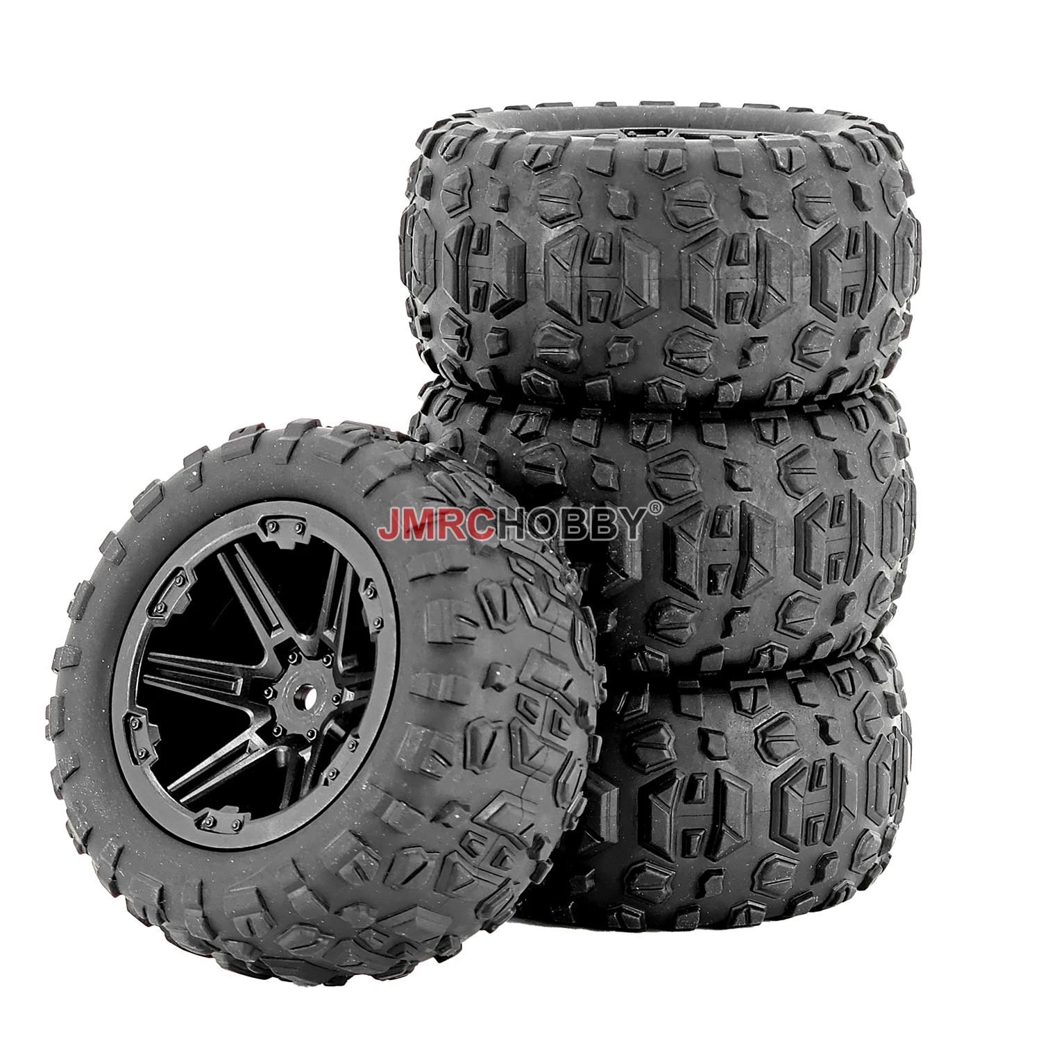 4PCS 85x43-54 SCY16102Pro 16104 Pro SG116 Pro MJX Hyper Go16208 H16BM 14210 H14BM Wltoys124017 124008 RC Car Off Road Wheels