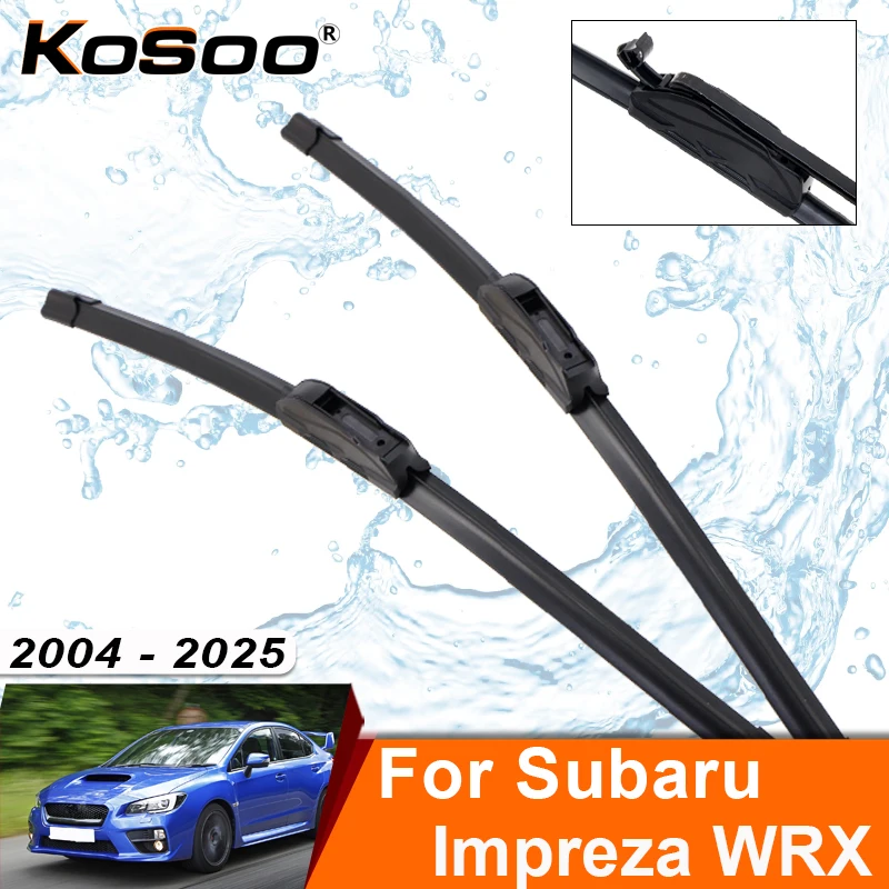 Щетка стеклоочистителя для Subaru Impreza WRX GG GH V1 VB VN 2004-2025, резиновая насадка для лобового стекла, аксессуар для переднего стеклоочистителя