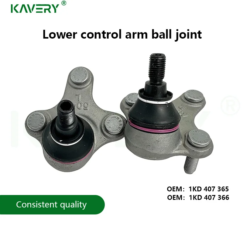 

For 1pair 1K0407365C 3C0407365B Suspension Control Arm Ball Joint For Golf MK6 GTI Tiguan Touran Passat CC Sciricco 1K0407366C