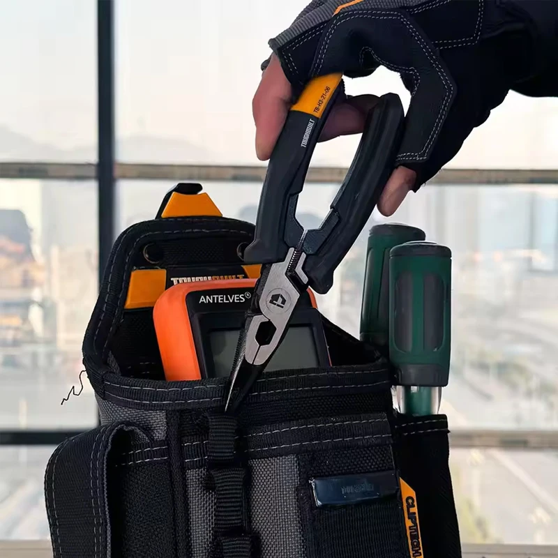 كماشة أنف مدببة متعددة الأغراض مقاس 6 بوصات من TUGHBUILT TB-H3-21-06 أدوات يدوية بمقبض مريح موفرة للعمالة #6