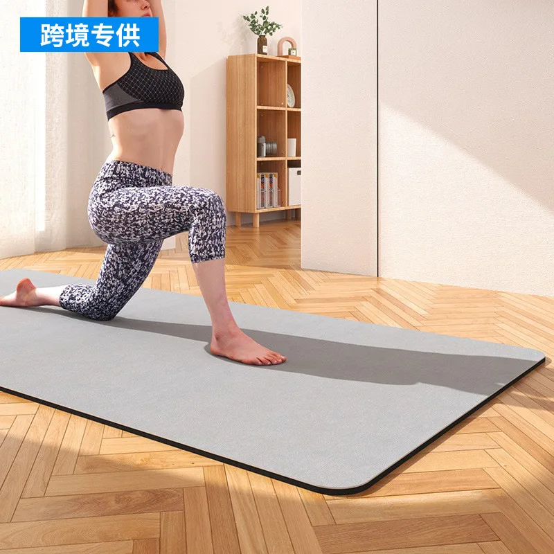 Yoga Mat Thickening Non-slip Widening And Lengthening Fitness Mat Colorful Leather Simple Rugs And Carpets For Home Living Room