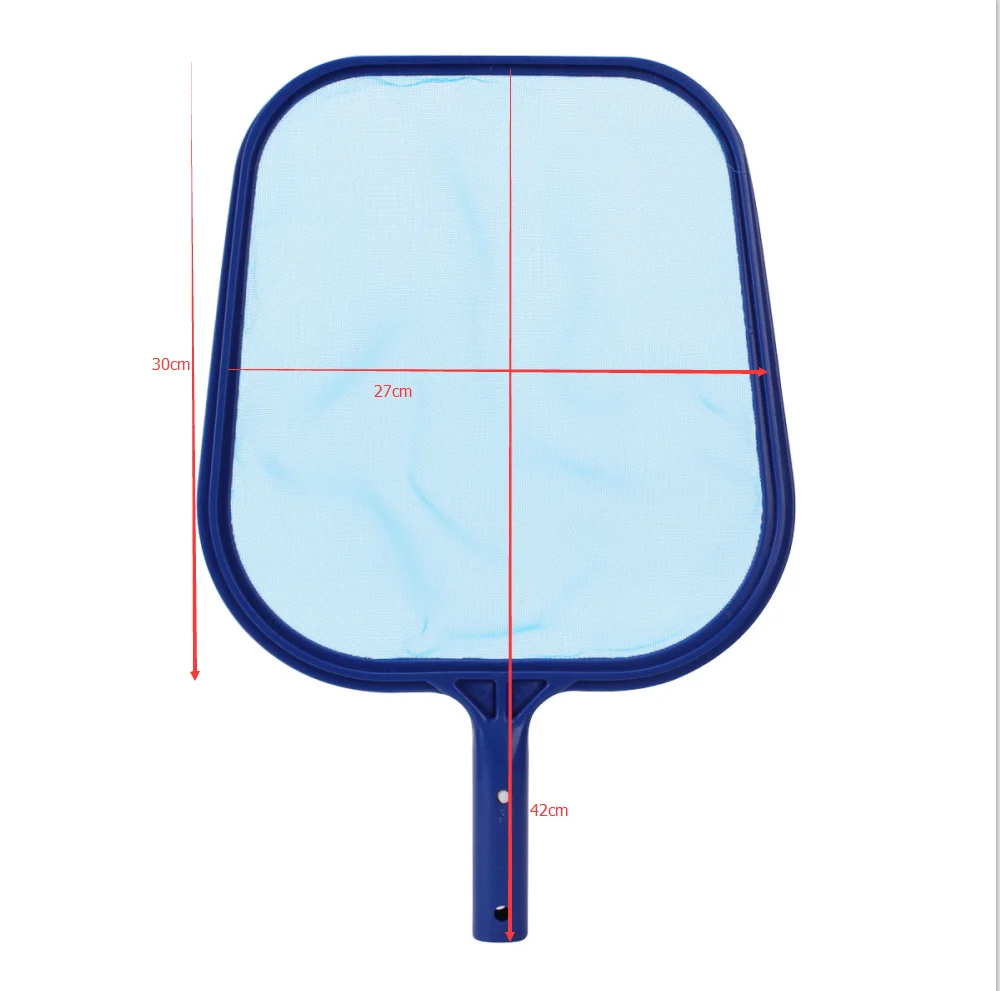 1pcs Swimming Pool Leaf Rake Mesh Skimmer Net Pole Swimming Pool Spa Cleaning Skimmer Cleaning Tool