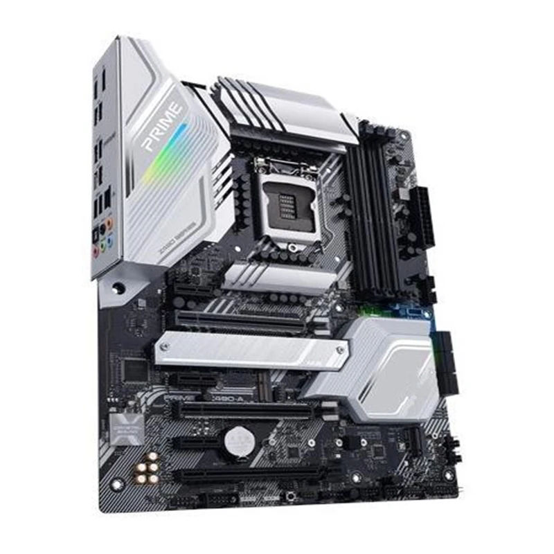 Para intel z490 prime Z490-A z490a placa-mãe usado original lga 1200 lga1200 ddr4 128gb m.2 nvme usb3.0 sata3 desktop mainboard