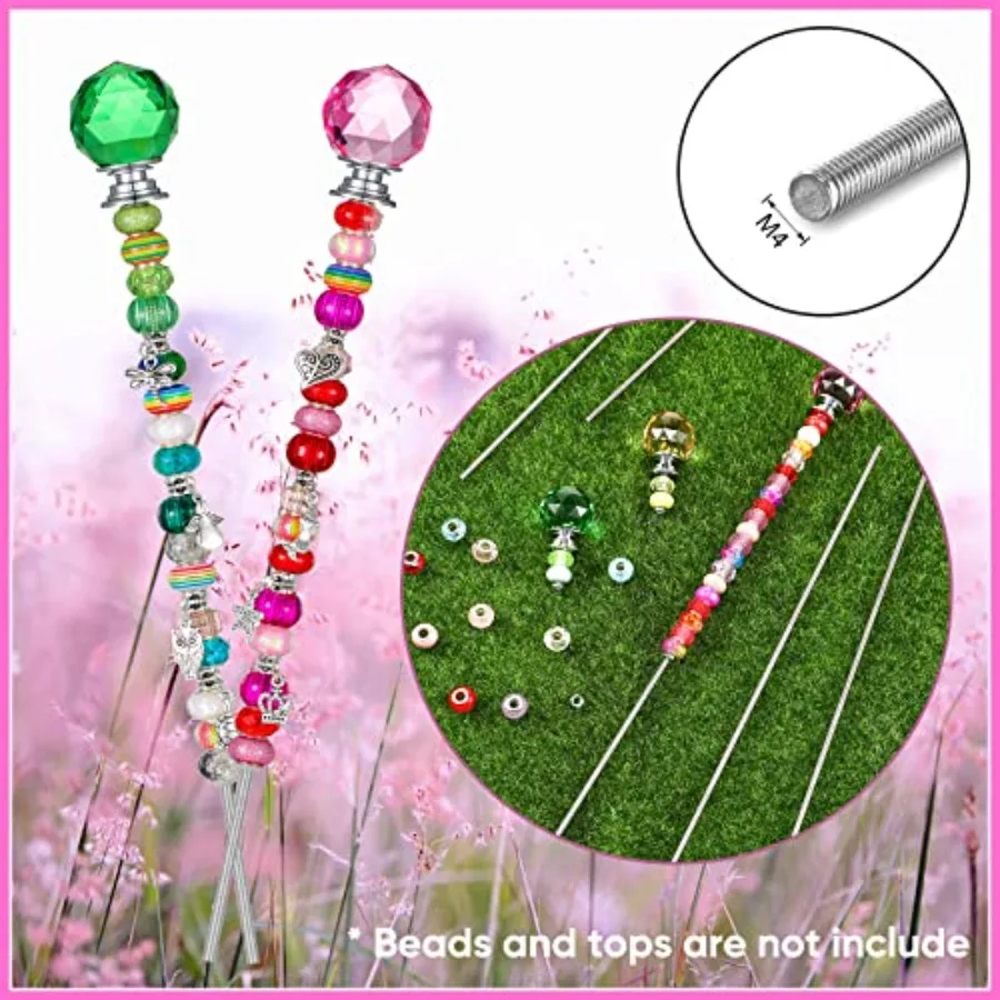 6 قطع 8 32 بوصة 4 مم 12 بوصة قضيب ملولب مع مجموعة صواميل سداسية تتضمن 4 مم × 300 مم 304 قضيب ترصيع من الفولاذ المقاوم للصدأ بخيوط كاملة