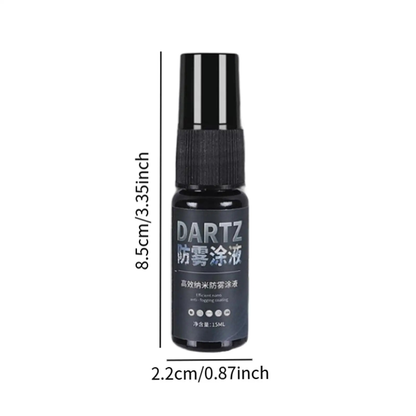 Anti Fog Spray Lens Cleaner Portable 15ml Lens Cleaning Spray Demister Defogger