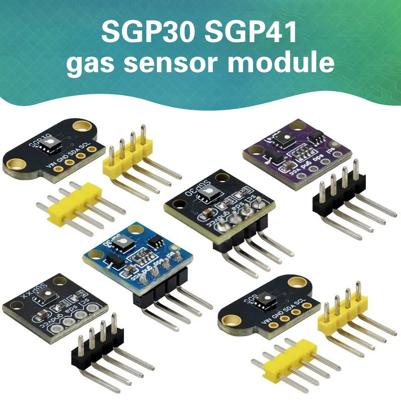 SGP30 41 Gas Sensor Module TVOC/eCO2 Air Quality Formaldehyde Carbon Dioxide Measurement