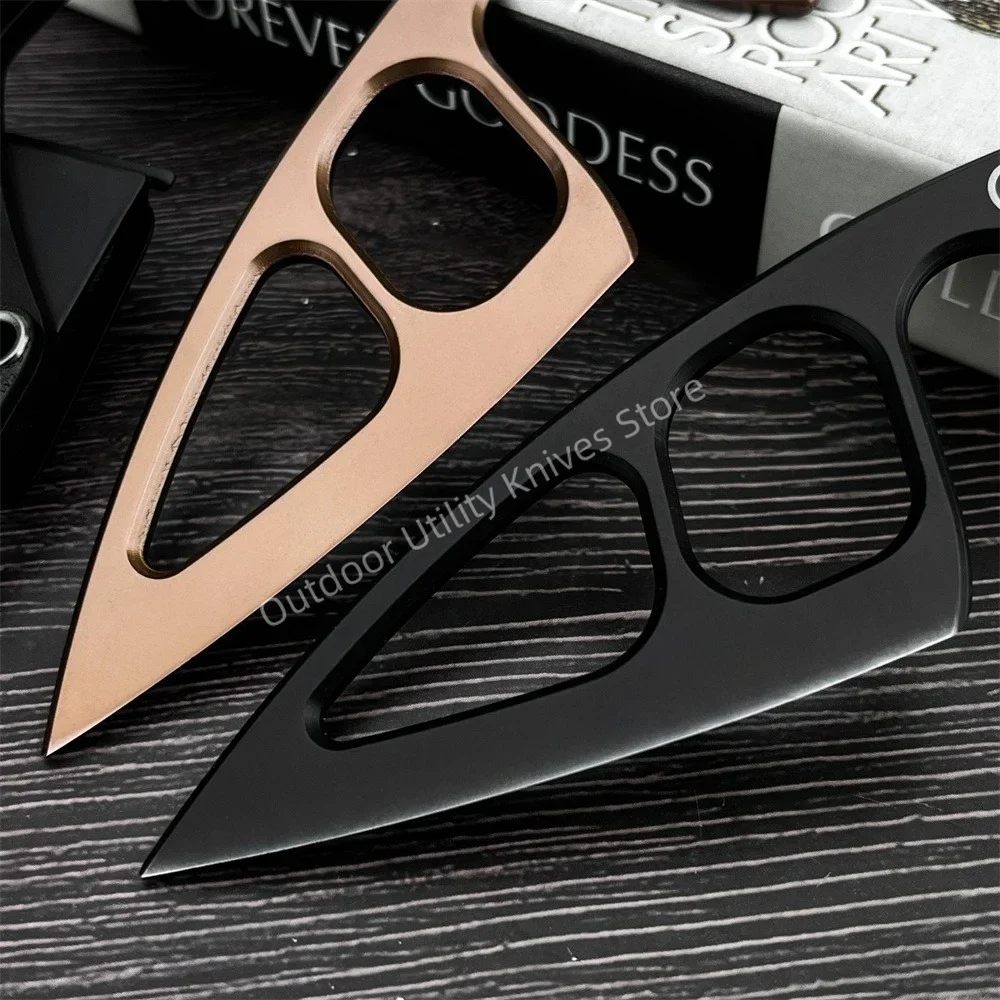 Meistverkauftes Hochhärte-Mini-Jungfern-Messer mit feststehender Klinge: 440C Klinge + Griff Outdoor-Wander- und Campingmesser Urlaubsgeschenke – Detail 4