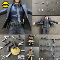 1/12 Mini Gun Weapons Pit viper TTI 2011 G34 G26 Pistol Model Accessories For 6In Mezco Notaman HASUKI Action Figure Body Props