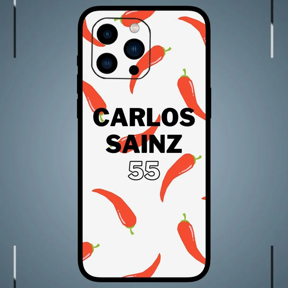 Racer C-Carlos Sainz Phone Case For iPhone 15 14 13 12 11 Pro Max mini XS XR X 8 Plus SE Cover