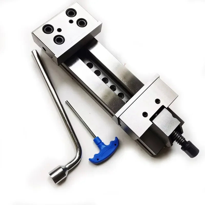 GT200 GT300 CNC Milling Machine Vice Clamped Parallel Bench Vise Modular Precision Workholding Tool for Metalworking Workshop