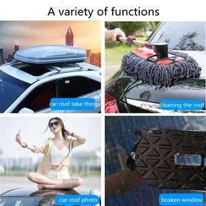 Klappende Autodellen -Rack -Stieftür Stufe Multifunktionsschloss Hakenschlosspedal, Aluminiumlegierung, Sicherheitszubehör 8 Hauptverkaufszubehör Captur - №1